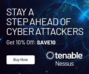 Save 10% off Tenable with SAVE10